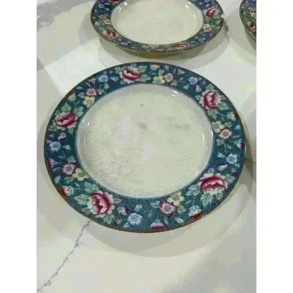 Nantucket By j&G Meakin Dinner Plates (set 6) 2 Have Chips 1 Has Been Glued Back - Picture 8 of 16